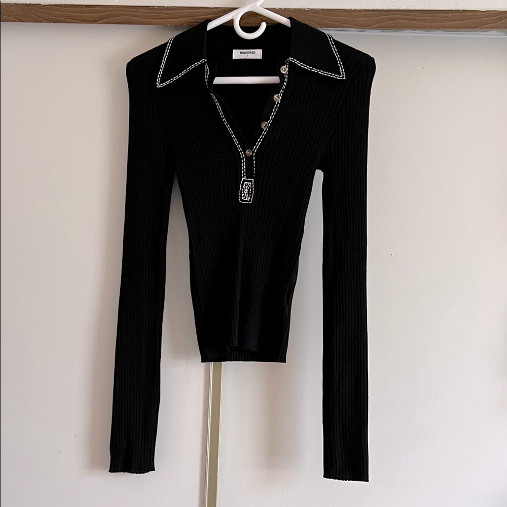 Rumored Equestrian Knit Top